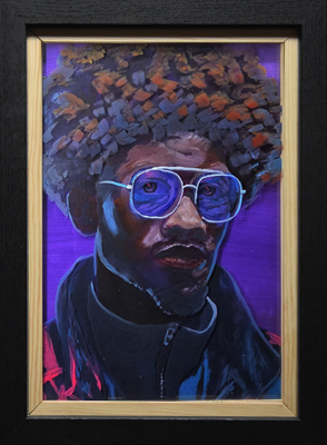 Figurative, expressive and colorful painting mostly showing portraits, the human body and figure.