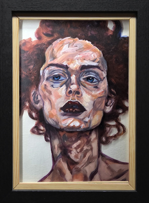 Figurative, expressive and colorful painting mostly showing portraits, the human body and figure.