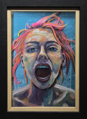 Figurative, expressive and colorful painting mostly showing portraits, the human body and figure.