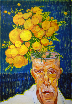 Figurative, expressive and colorful painting mostly showing portraits, the human body and figure.