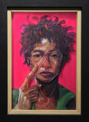 Figurative, expressive and colorful painting mostly showing portraits, the human body and figure.