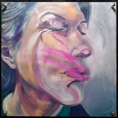 Figurative, expressive and colorful painting mostly showing portraits, the human body, condition and figure.