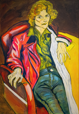 Figurative, expressive and colorful painting mostly showing portraits, the human body and figure.