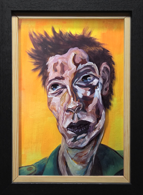 Figurative, expressive and colorful painting mostly showing portraits, the human body and figure.